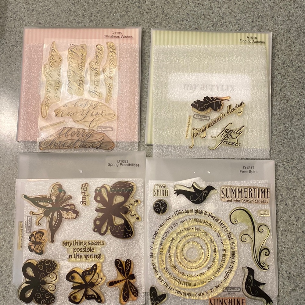 Craft stamps by Close To My Heart…seasonal